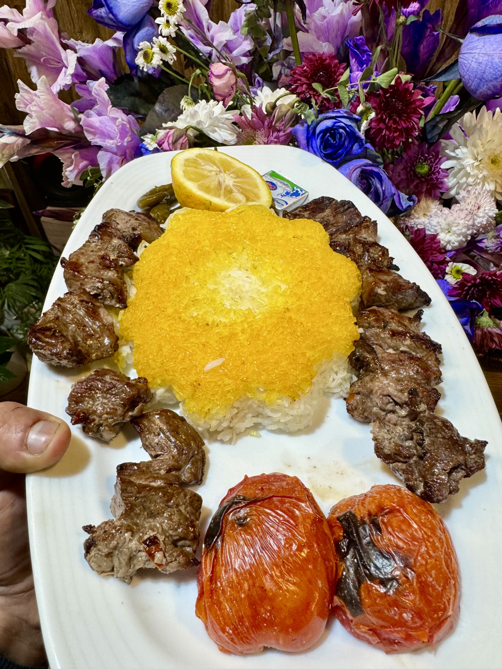 خوراک کباب چنجه